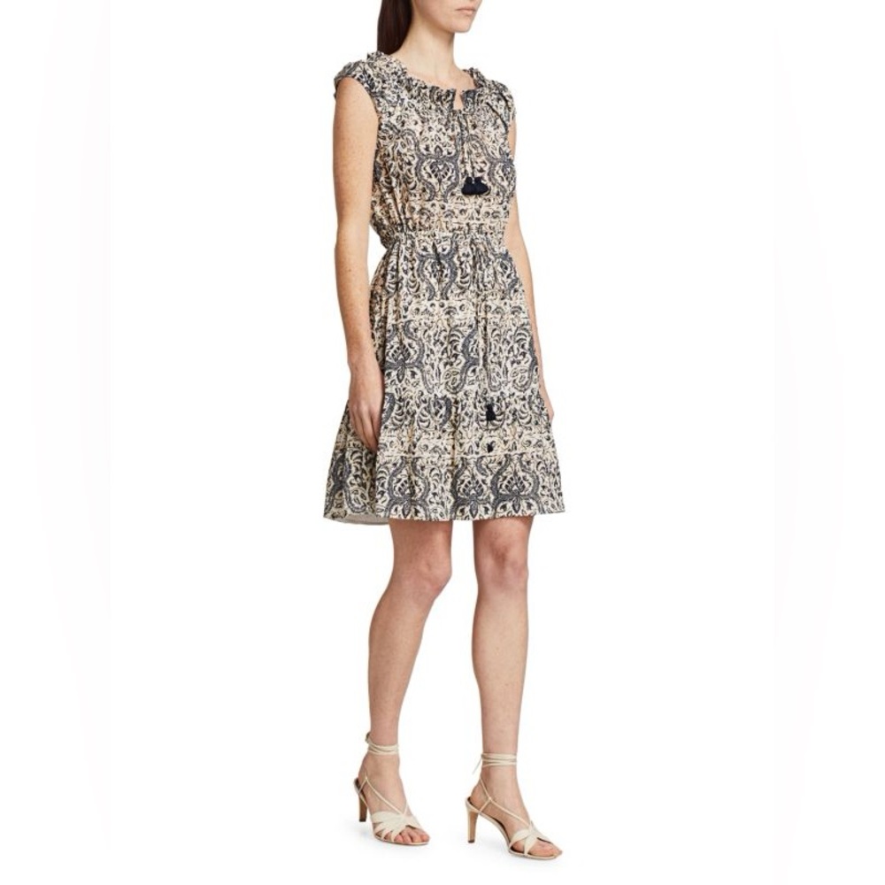 FIGUE Gianna Off-The-Shoulder Mini Dress